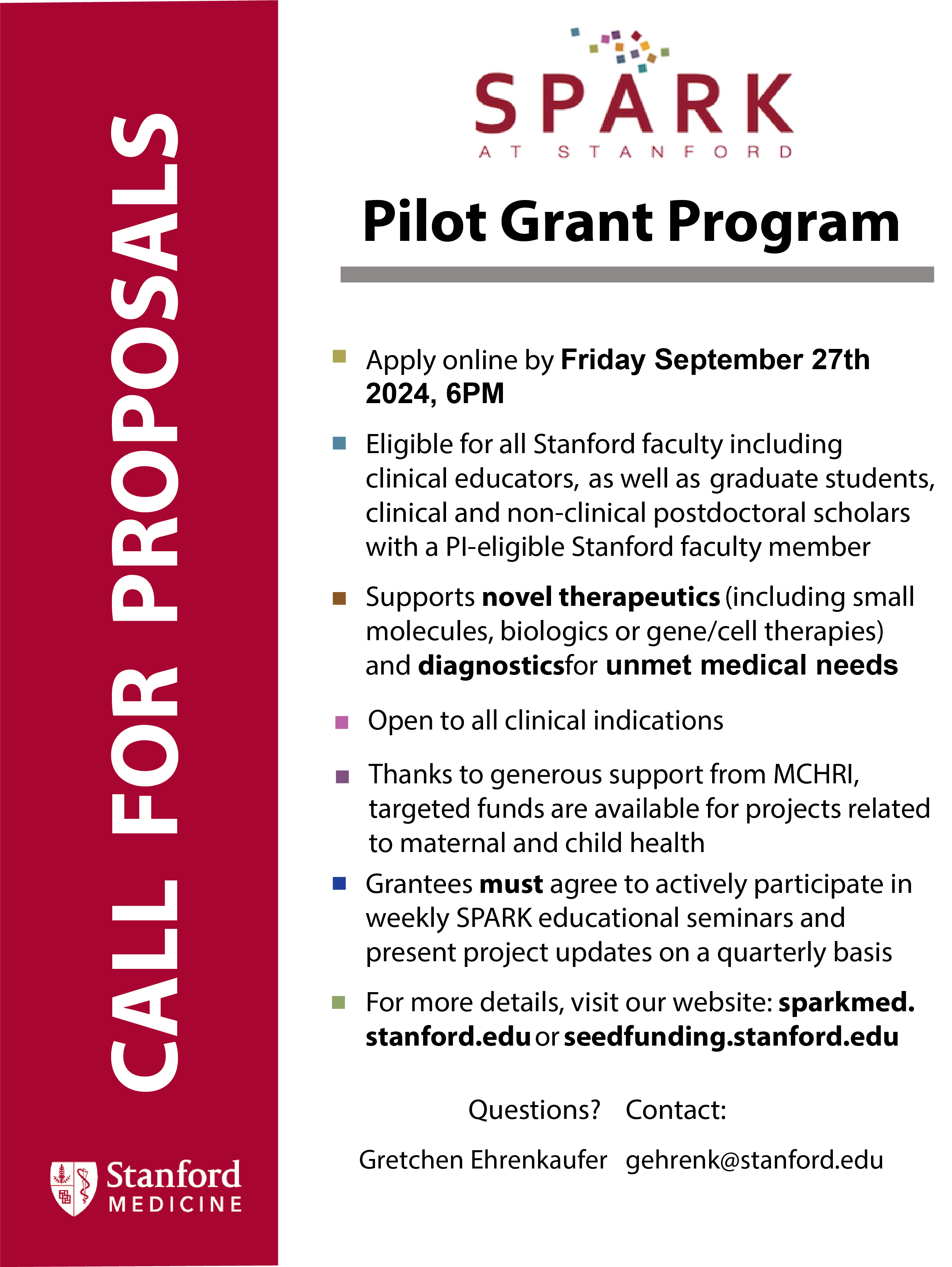 SPARK is accepting applications for 2025 Pilot Grants